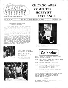 CACHE Newsletter (Nov 1980)(SIG Bally)(Hank Chiuppi)[Incomplete]